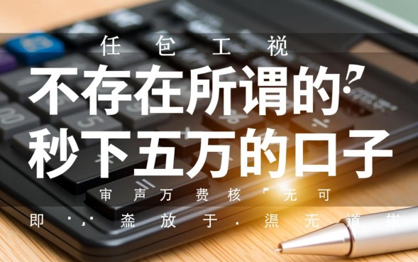 秒下五万的口子在哪里申请