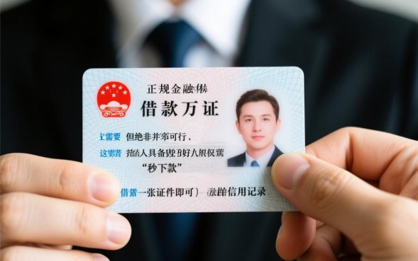 身份证借款2万怎么申请