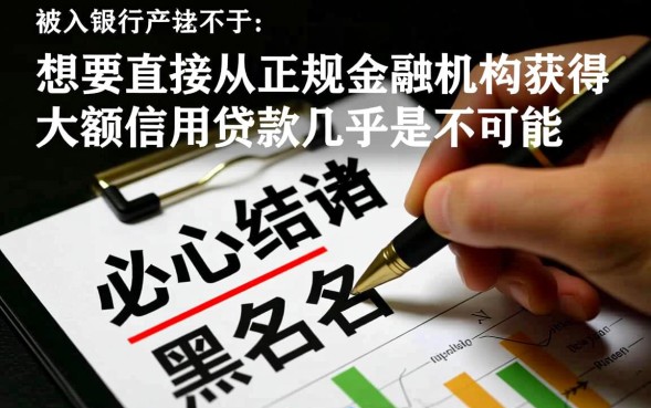 征信黑了怎么借大额资金