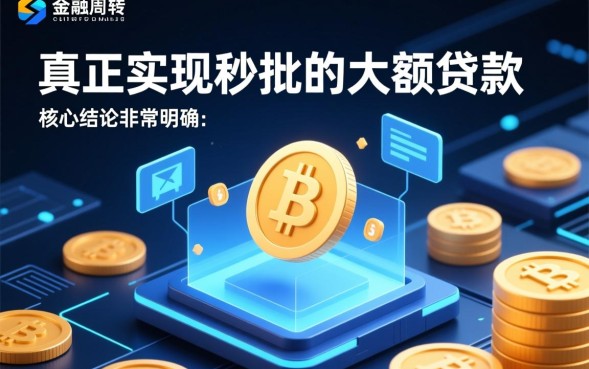 秒批的大额贷款是真的吗