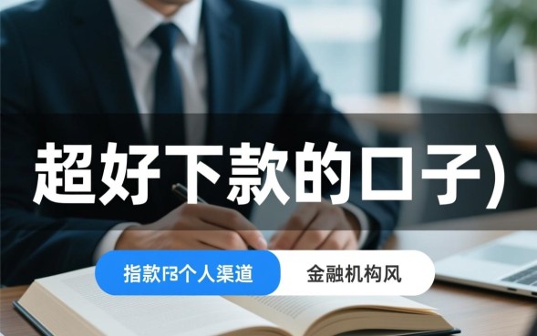 2026容易下款的口子推荐