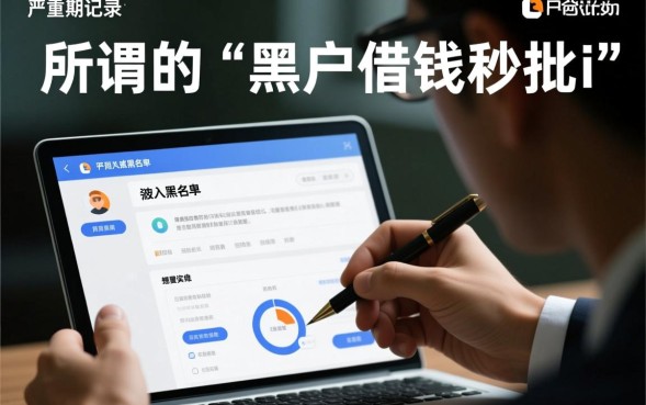 黑户借钱秒批是真的吗