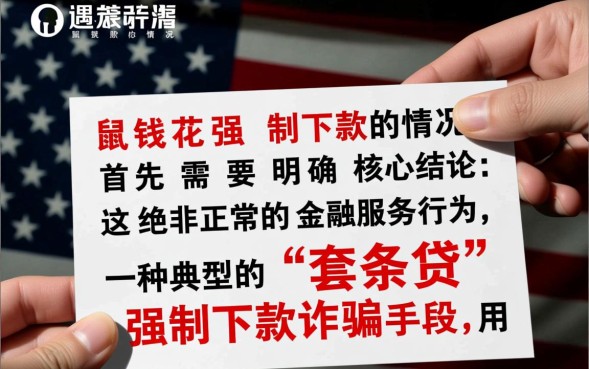 鼠钱花强制下款是骗局吗