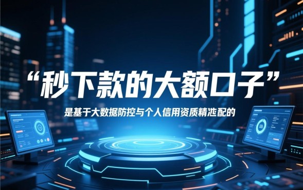 秒下款的大额口子有哪些?2026不看征信秒批平台 2026不看征信秒批平台