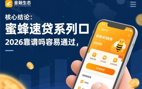 蜜蜂速贷系列口子怎么申请,2026靠谱吗容易通过吗 蜜蜂速贷系列口子怎么申请