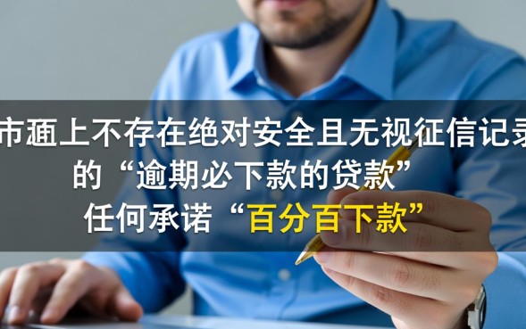 逾期必下款的贷款是真的吗