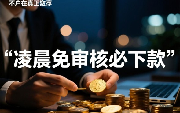 凌晨免审核必下款是真的吗