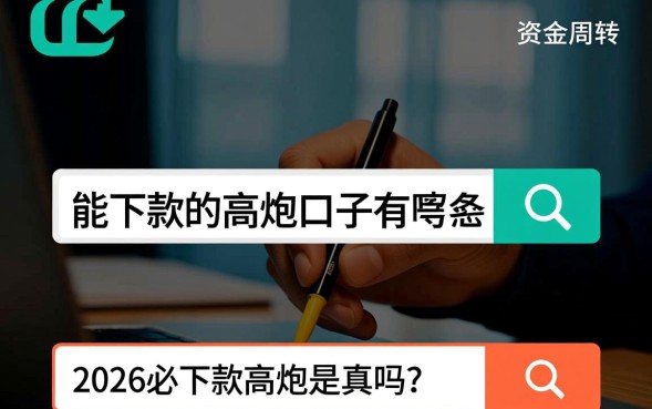 2026必下款高炮是真的吗