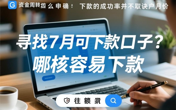 7月可下款的口子怎么申请