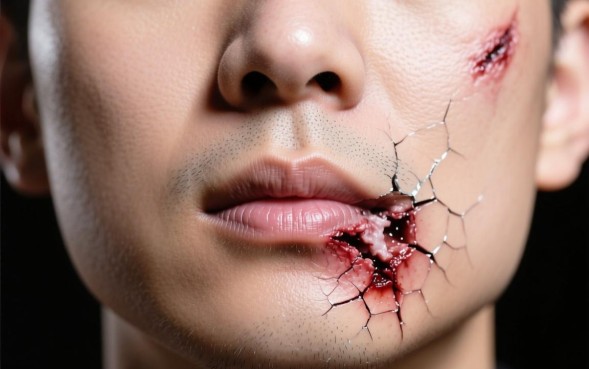 下巴一厘米的口子需要缝针吗