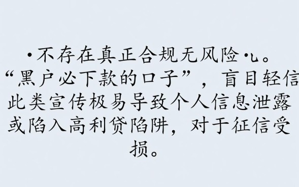 2026年哪里有黑户必下款的口子