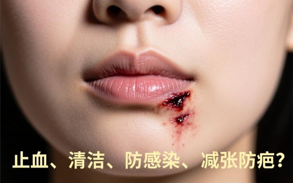 下巴有一道口子怎么办,伤口怎么处理不留疤 下巴有一道口子怎么办