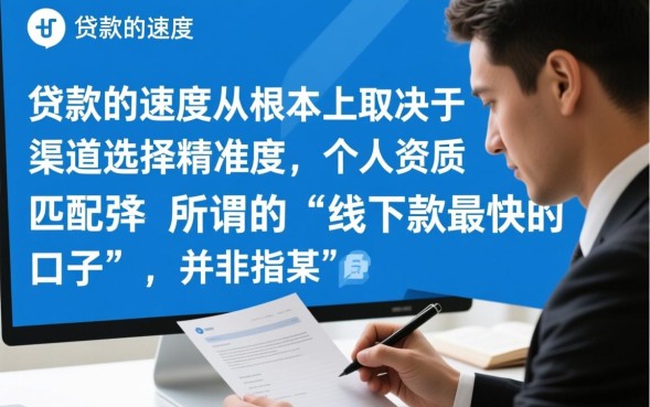 线下款最快的口子是哪个,怎么申请秒下款? 线下款最快的口子是哪个