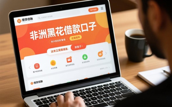 非洲黑花借款口子是真的吗