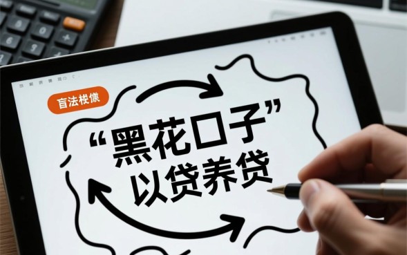 网贷黑花口子怎么申请