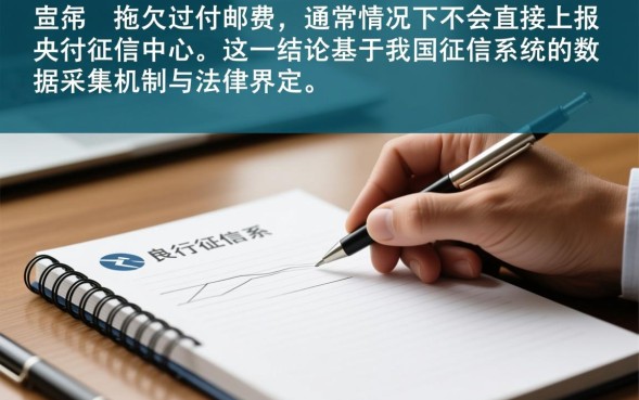 拒付邮费会影响个人征信吗