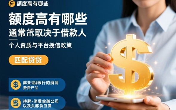 网贷额度高的有哪些平台