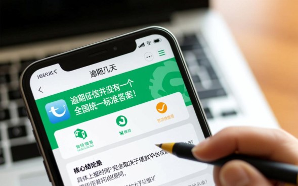 网贷逾期几天会上征信