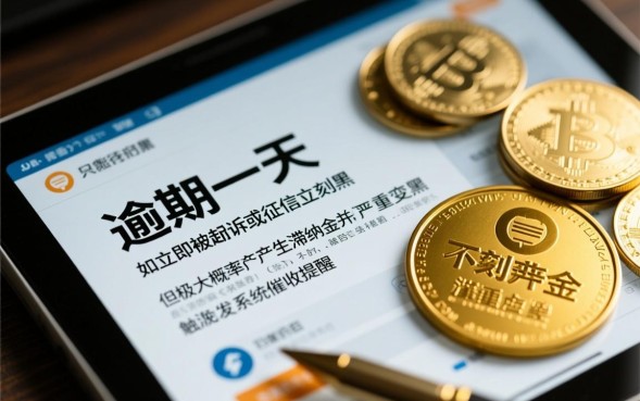 网贷逾期一天会怎么样