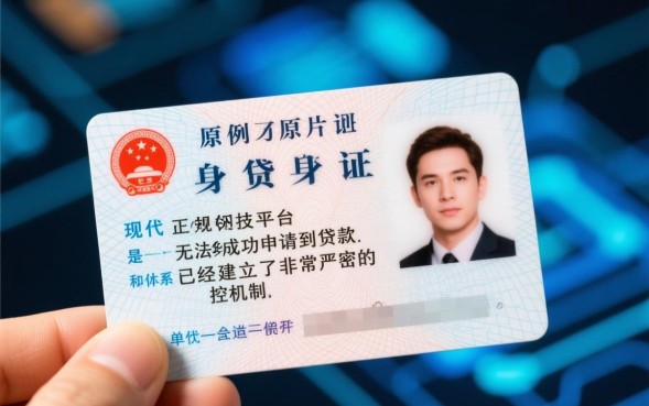 别人拿我身份证能网贷吗