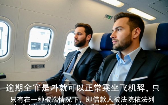 网贷逾期影响坐飞机高铁吗