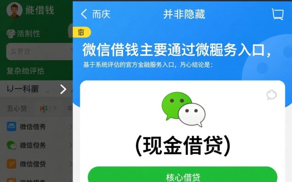 微信什么地方可以借钱