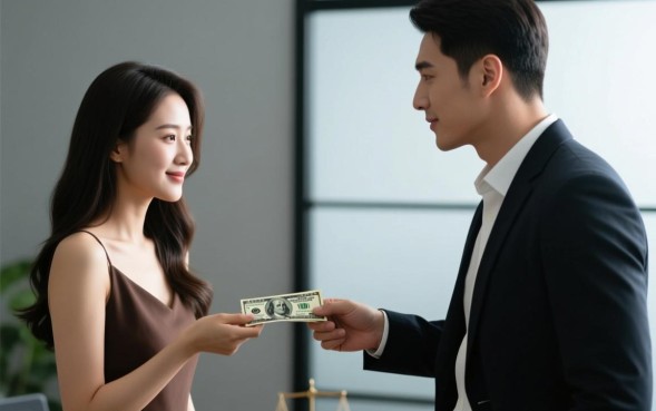 男人向女人借钱说明什么