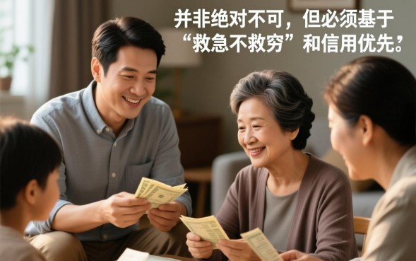 老公向岳父母借钱合适吗