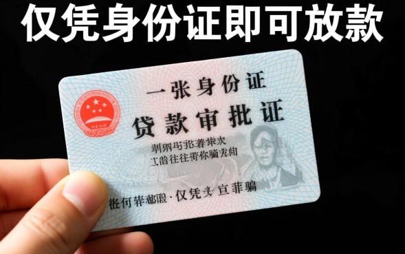 个人身份证借钱可以吗