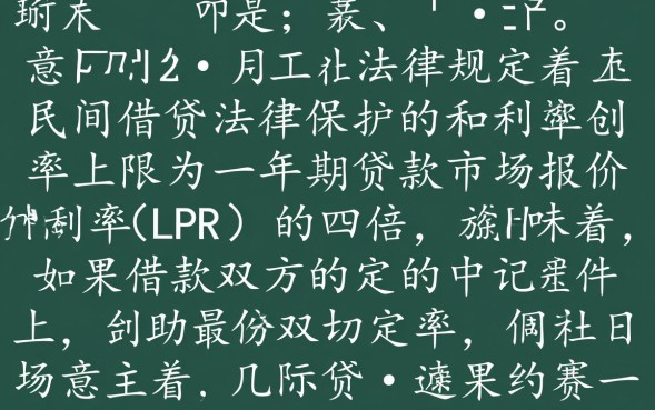 民间借贷利息多少受法律保护