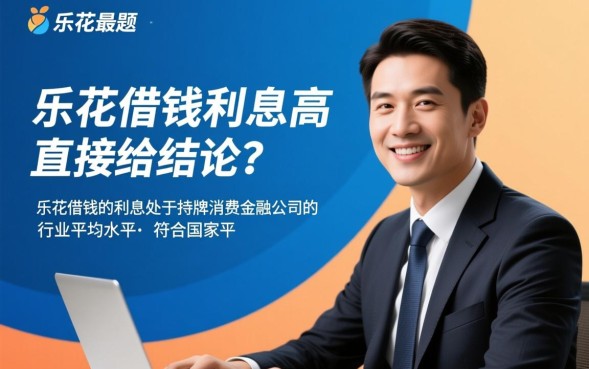 乐花借钱利息高吗
