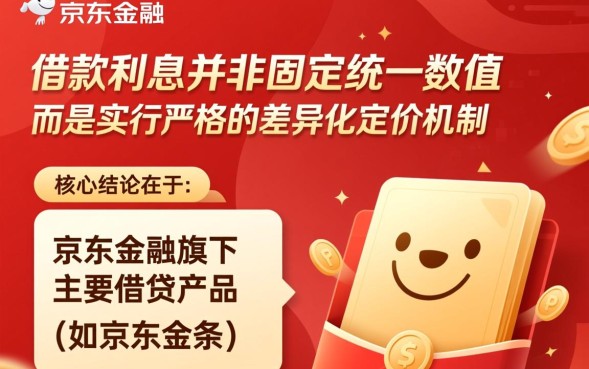 京东金融借钱利息多少