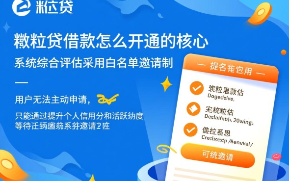 微粒贷怎么开通借钱