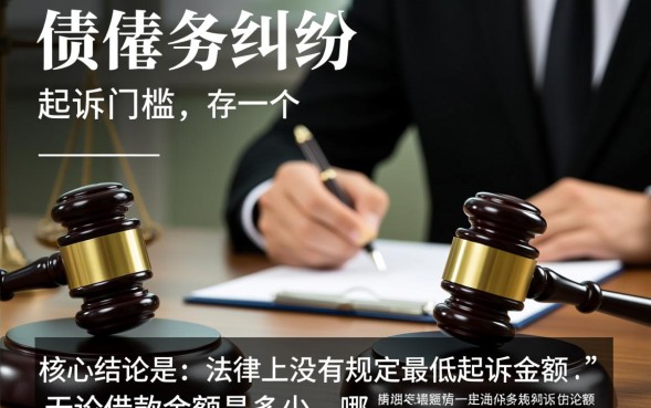 欠钱不还多少钱可以立案