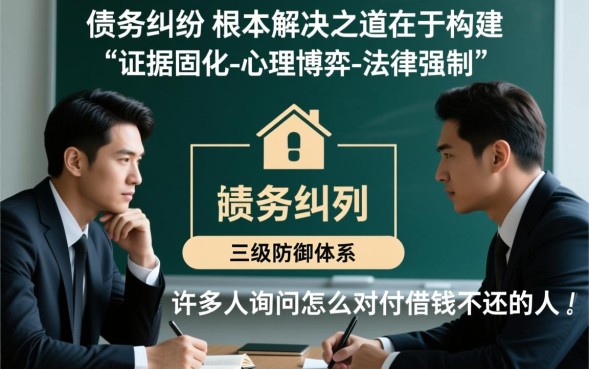 怎么对付借钱不还的人