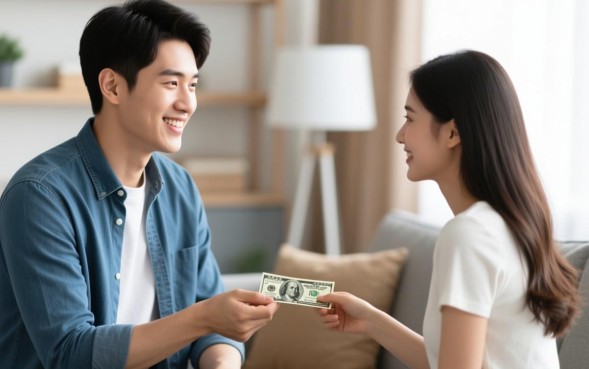 男朋友找女朋友借钱说明什么