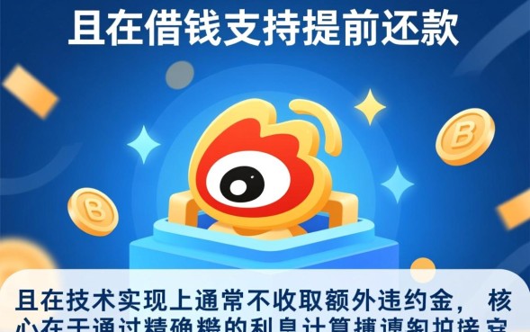 微博借钱可以提前还款吗