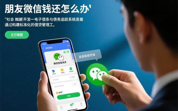 朋友微信借钱不还怎么办