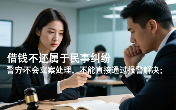 借钱不还可以报警吗