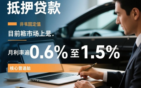 汽车抵押贷款利息一般多少