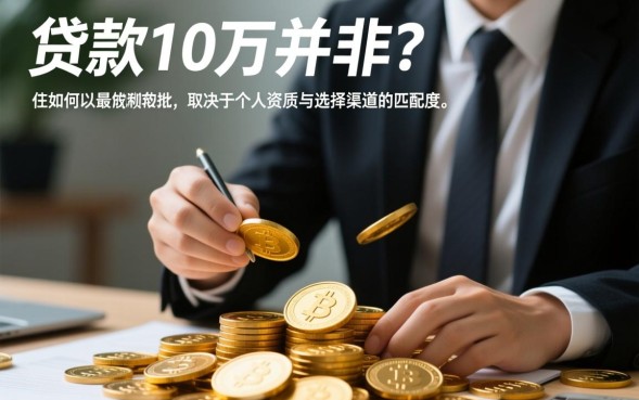 想贷款10万元怎么贷