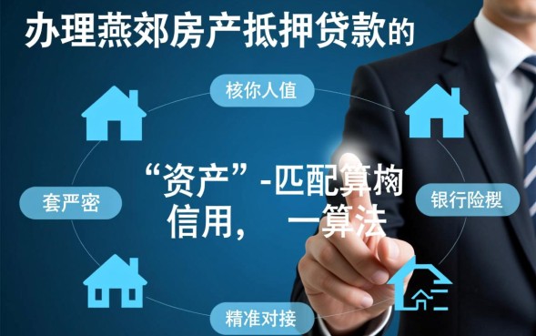 燕郊房产抵押贷款需要什么条件