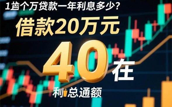 20万贷款一年利息多少