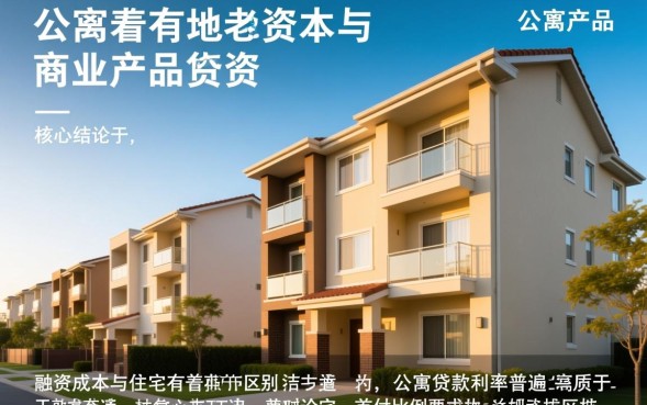 2026年公寓贷款利率最新政策