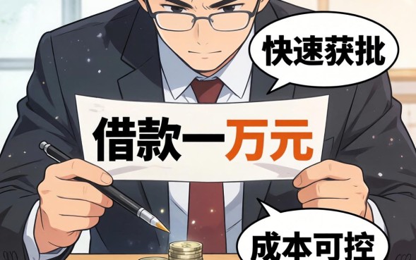 哪里可以借一万块利息低