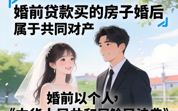 婚前贷款买的房子婚后属于共同财产吗