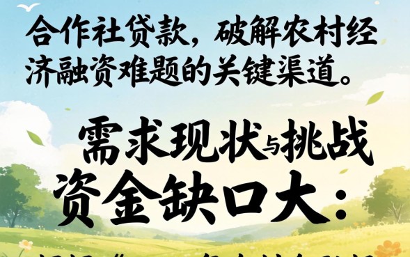 农村合作社贷款怎么申请