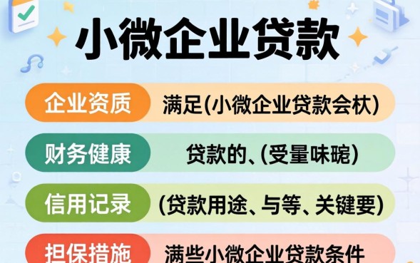 小微企业贷款条件有哪些