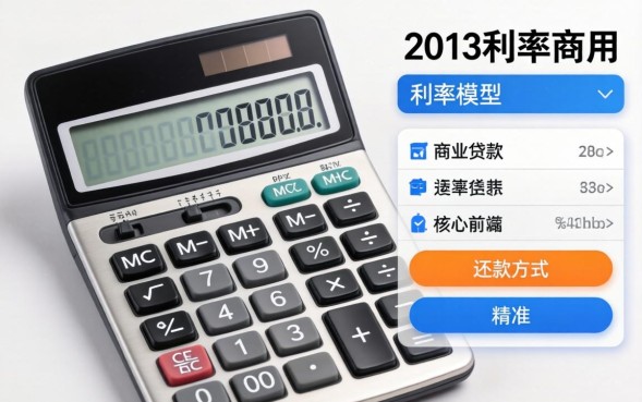 商业贷款计算器最新2013怎么用