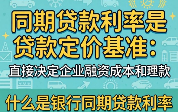银行同期贷款利率怎么计算